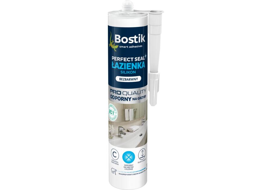 Zdjęcie: Silikon Łazienka bezbarwny 280 ml BOSTIK PERFECT SEAL