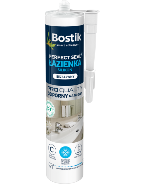 Zdjęcie: Silikon Łazienka bezbarwny 280 ml BOSTIK PERFECT SEAL