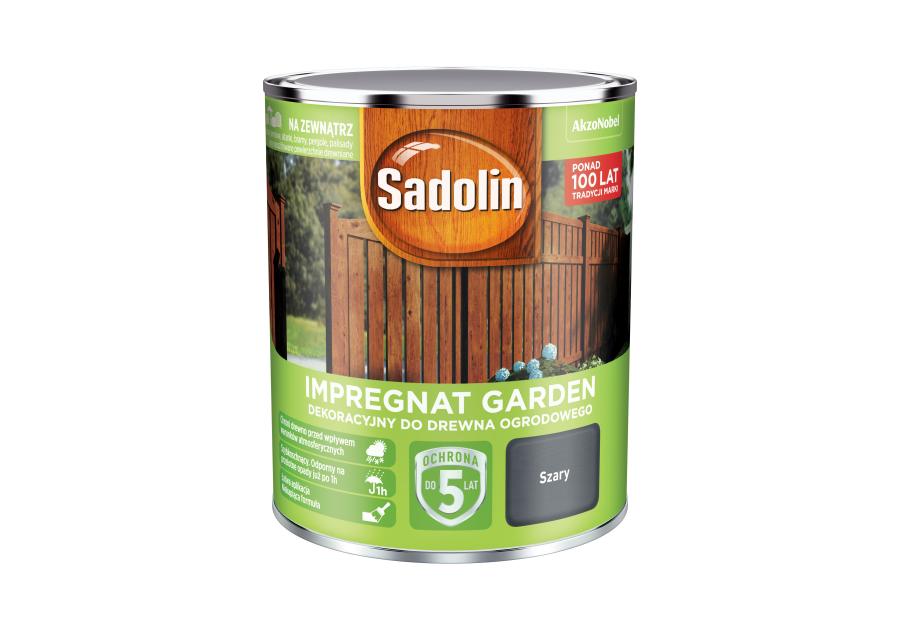 Zdjęcie: Impregnat do drewna Garden 0,7 L szary SADOLIN