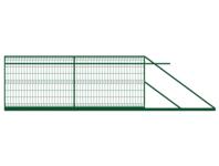 Zdjęcie: Brama przesuwna 3D 4x1,7 m ocynk + ral6005 lewa POLBRAM