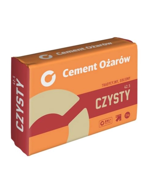 Zdjęcie: Cement Portlandzki Czysty CEM II 42,5 N 25 kg CEMENTOWNIA OŻARÓW