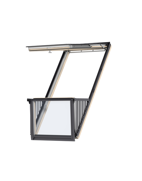 Zdjęcie: Balkon dachowy GDL 3066 drewniany, 94x252 cm VELUX