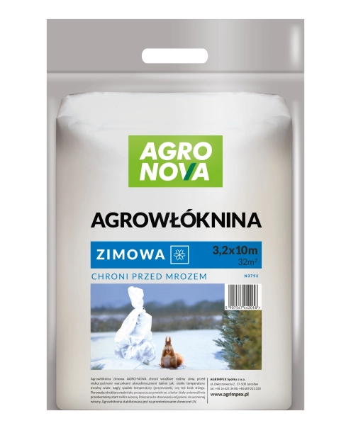 Zdjęcie: Agrowłóknina osłaniająca zimowa biała 3,2 x 10 m AGRO-NOVA