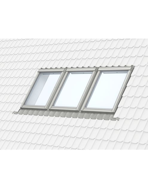 Zdjęcie: Kołnierz kombi EKW 0002E profilowany element środkowy, 78x140 cm VELUX