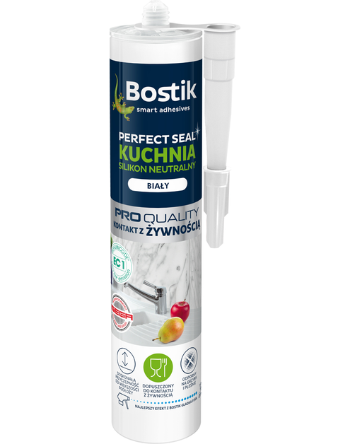 Zdjęcie: Silikon neutralny Kuchnia biały 280 ml BOSTIK PERFECT SEAL