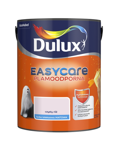 Zdjęcie: Farba do wnętrz EasyCare 5 L czysty róż DULUX