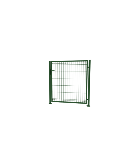 Zdjęcie: Furtka 3D 100x123 cm prawa ocynk 6005 komplet BETAFENCE