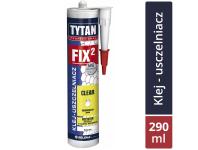 Zdjęcie: Klej montażowy bezbarwny FIX2 Clear 290 ml TYTAN PROFESSIONAL