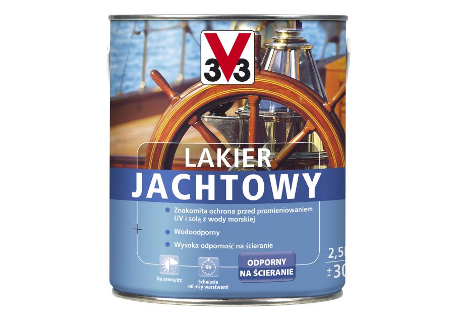 Zdjęcie: Lakier jachtowy bezbarwny 2,5 L połysk V33