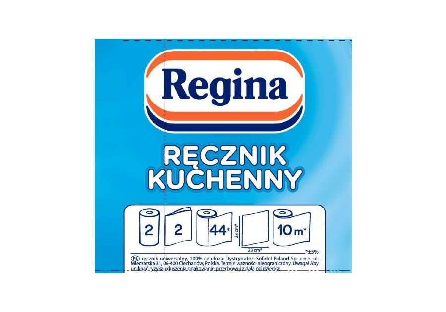 Zdjęcie: Ręcznik papierowy Kuchenny 2 rolki REGINA