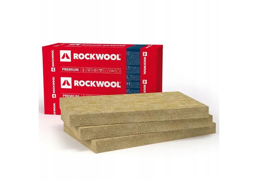 Zdjęcie: Płyty z wełny skalnej Superrock Premium 50x1000x610 mm ROCKWOOL