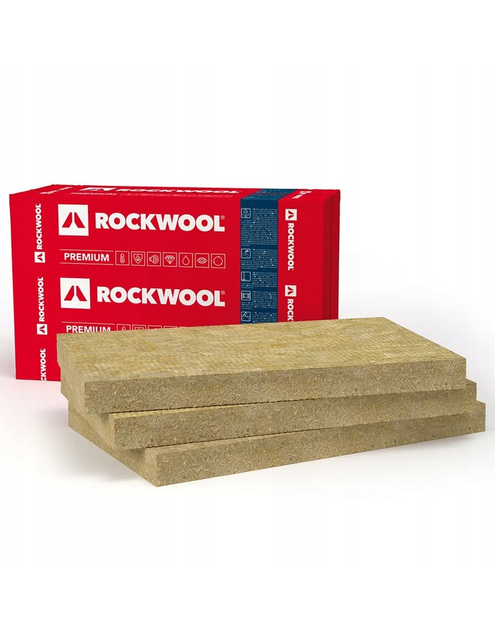 Zdjęcie: Płyty z wełny skalnej Superrock Premium 50x1000x610 mm ROCKWOOL