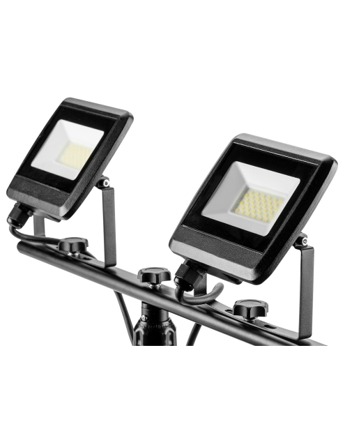 Zdjęcie: Reflektor podwójny 2x30 W SMD LED 5400lm na statywie 1.8 m NEO