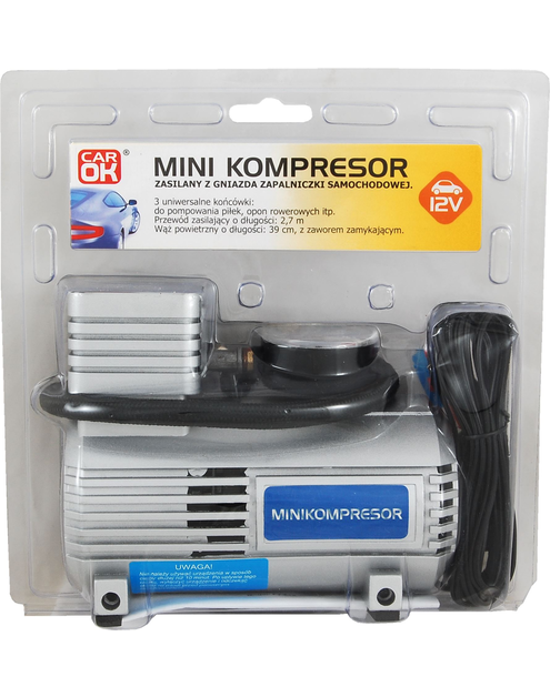 Zdjęcie: Mini kompresor samochodowy 12V 250 PSI PROFAST