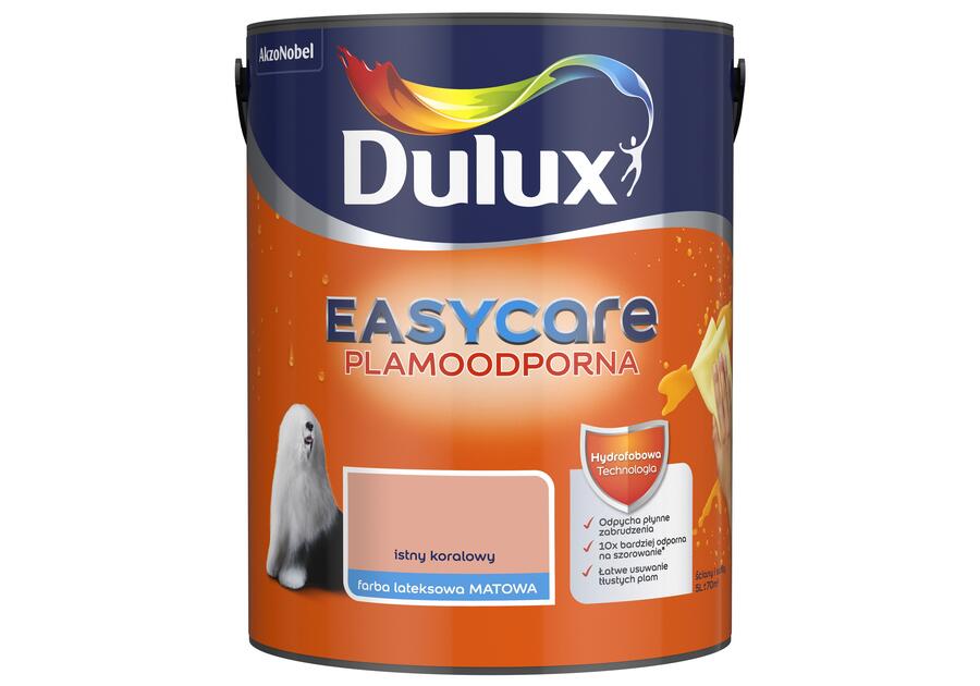 Zdjęcie: Farba do wnętrz EasyCare 5 L istny koralowy DULUX