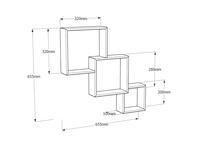 Zdjęcie: Półka modułowa splatana FIS 1 szara 320x280x200 mm VELANO