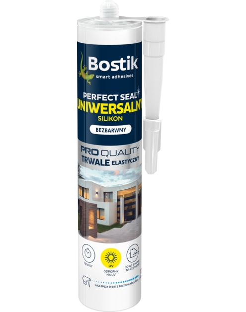 Zdjęcie: Silikon uniwersalny bezbarwny 280 ml BOSTIK PERFECT SEAL