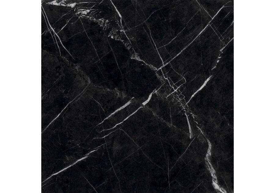 Zdjęcie: Gres szkliwiony Cher Nero High Glossy 60x60 cm Ceramika NETTO