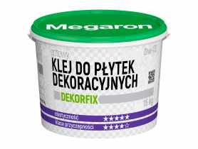 Klej do płytek dekoracyjnych Dekorfix 15 kg gotowy MEGARON