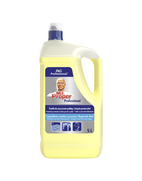 Zdjęcie: Środek do czyszczenia podłóg 5L lemon MR. PROPER PROFESSIONAL