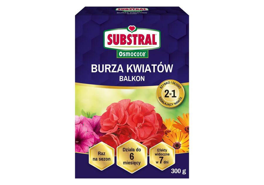 Zdjęcie: Nawóz do kwiatów balkonowych Burza kwiatów 300 g SUBSTRAL