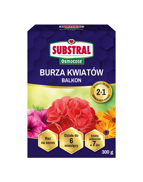 Zdjęcie: Nawóz do kwiatów balkonowych Burza kwiatów 300 g SUBSTRAL