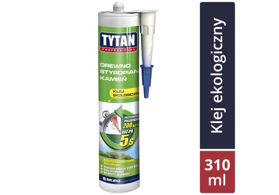 Zdjęcie: Klej montażowy ekologiczny 310 ml TYTAN PROFESSIONAL