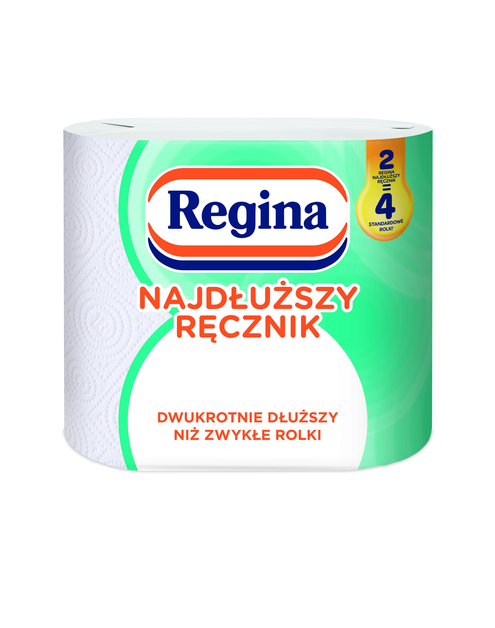 Zdjęcie: Ręcznik papierowy Najdłuższy Ręcznik biały 1 rolka REGINA