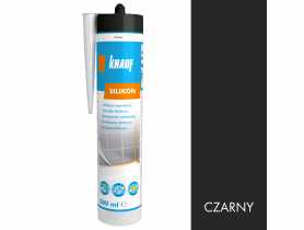 Silikon sanitarny czarny 280 ml KNAUF