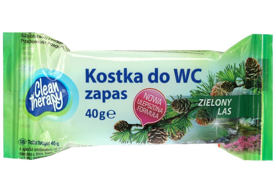 Zdjęcie: Kostka do WC zapas 40 g zielony las RAVI