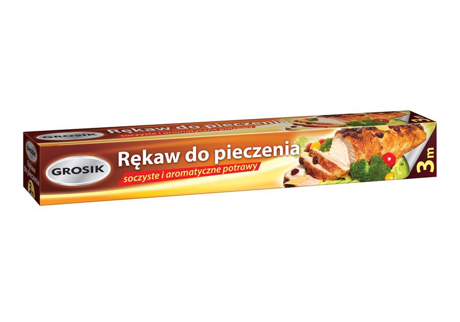 Zdjęcie: Rękaw do pieczenia 300 cm szerokość 29 cm GROSIK