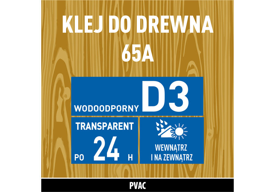 Zdjęcie: Klej do drewna 65A - 250 g wodoodporny SOUDAL