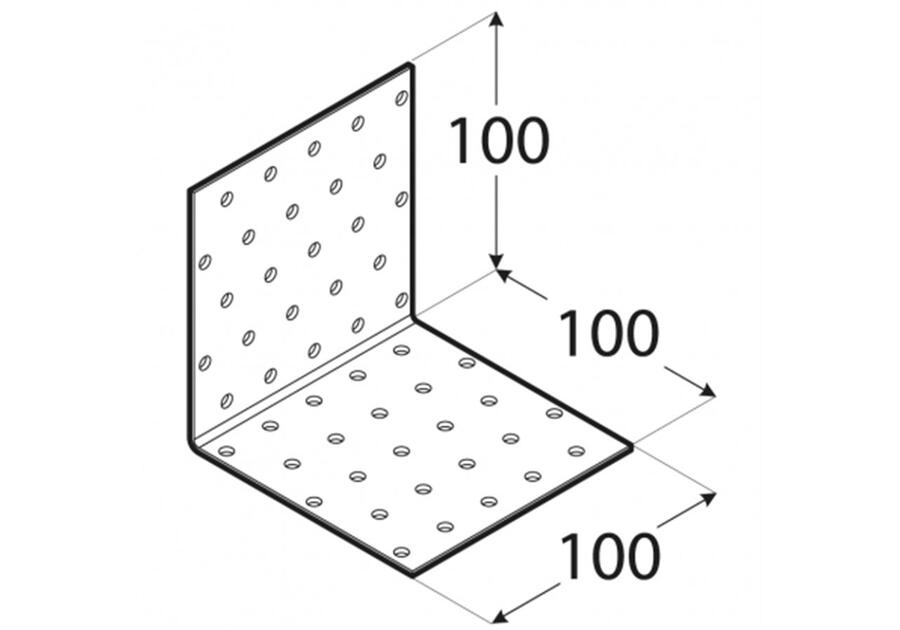 Zdjęcie: Kątownik montażowy 10x10x10 cm KM13 DMX