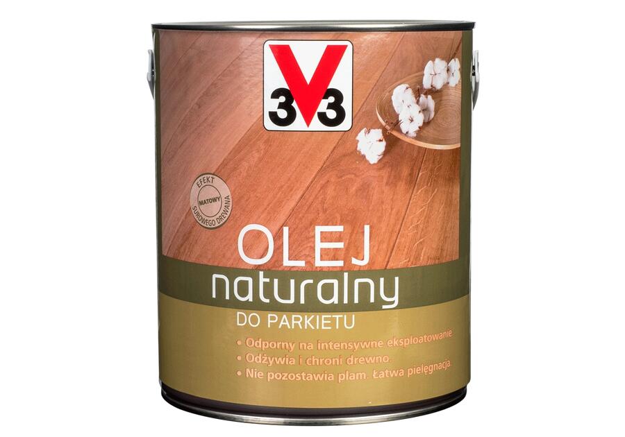 Zdjęcie: Olej naturalny do parkietu miodowy 2,5 L V33