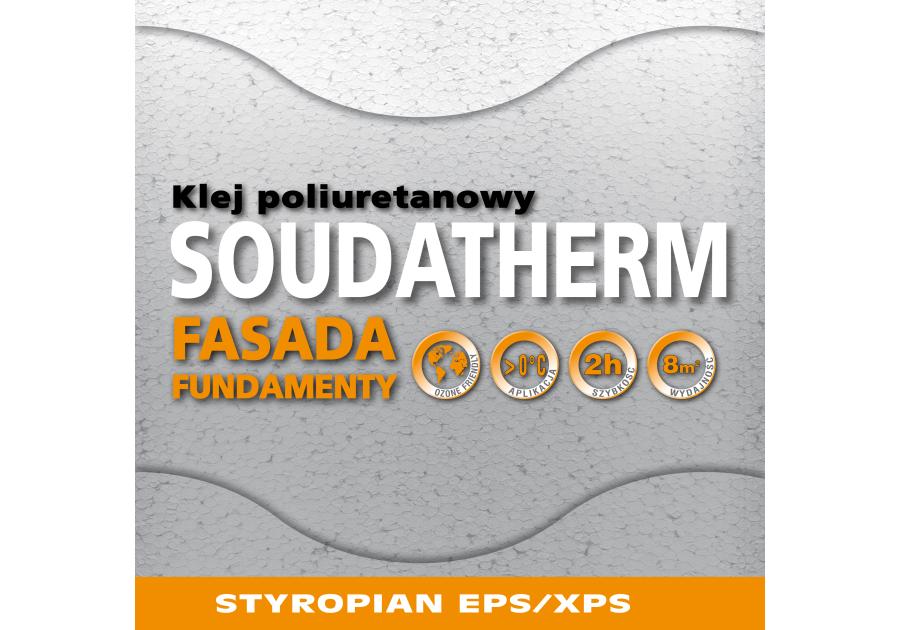 Zdjęcie: Klej do styropianu Soudatherm Fasada 750 ml SOUDAL