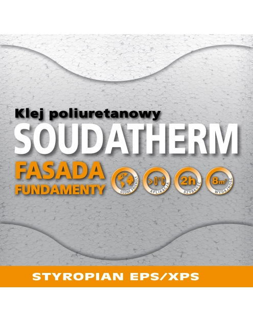 Zdjęcie: Klej do styropianu Soudatherm Fasada 750 ml SOUDAL