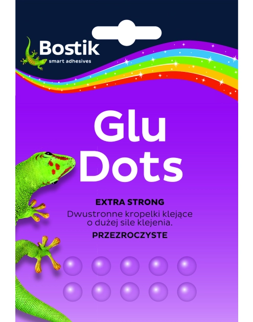 Zdjęcie: Klej Glu Dots Extra Strong bezbarwny 64 szt. BOSTIK