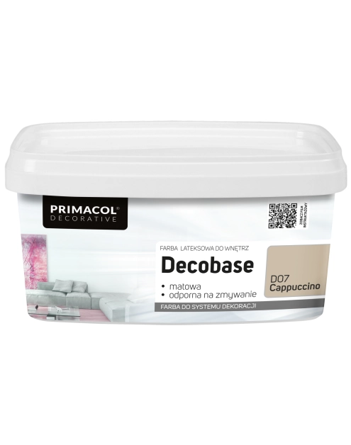 Zdjęcie: Farba Decobase 1 L Cappuccino D07 PRIMACOL DECORATIVE