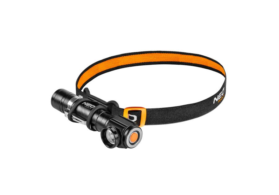 Zdjęcie: Latarka czołowa akumulatorowa USB 800 lm CREE XML-T6 LED NEO