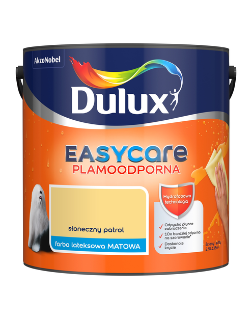 Zdjęcie: Farba do wnętrz EasyCare 2,5 L słoneczny patrol DULUX