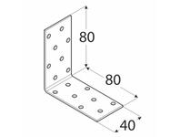 Zdjęcie: Kątownik montażowy 8x8x4 cm KM7 DMX