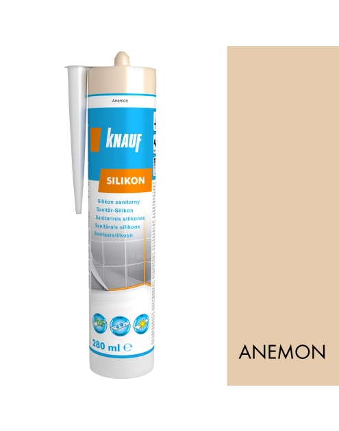 Zdjęcie: Silikon sanitarny anemon 280 ml KNAUF