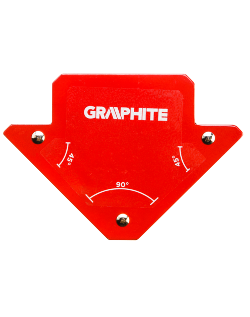 Zdjęcie: Spawalniczy kątownik magnetyczny 82 x 120 x 13 mm, udźwig 11.4 kg GRAPHITE