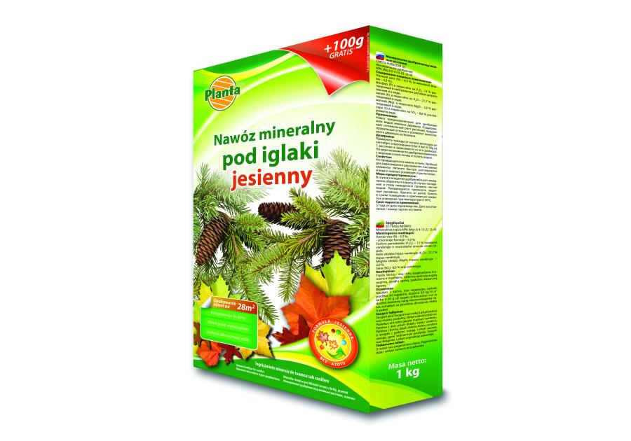 Zdjęcie: Nawóz mineralny pod iglaki jesienny 1,1 kg PLANTA