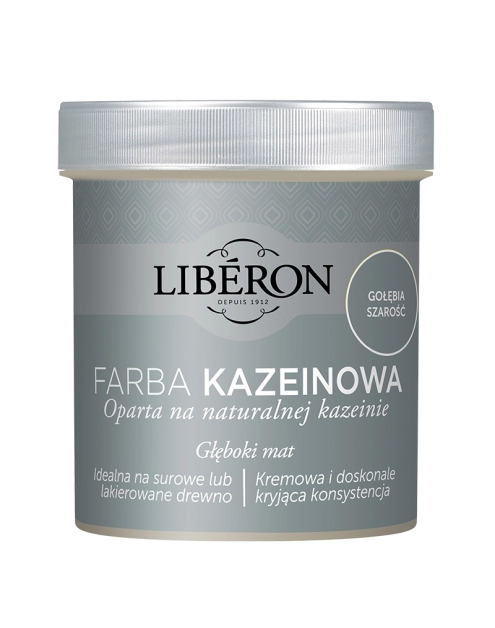 Zdjęcie: Farba kazeinowa gołębia szarość 0,5 L LIBERON