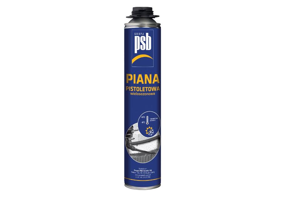 Zdjęcie: Piana pistoletowa wielosezonowa 700 ml PSB