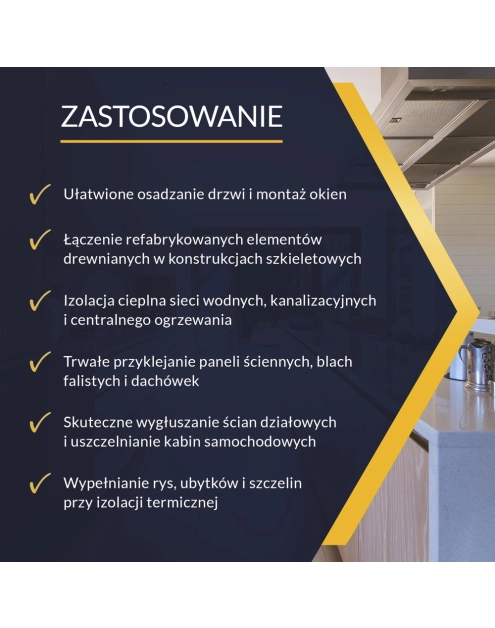 Zdjęcie: Piana pistoletowa wielosezonowa 700 ml PSB