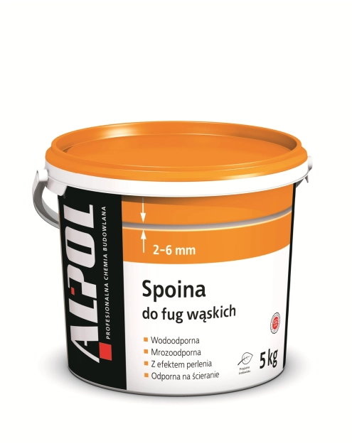 Zdjęcie: Fuga wąska 2-6 mm 5 kg antracyt AS210 ALPOL