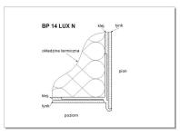 Zdjęcie: Okapnik PVC z siatką podtynkową BP14 lux BELLA-PLAST