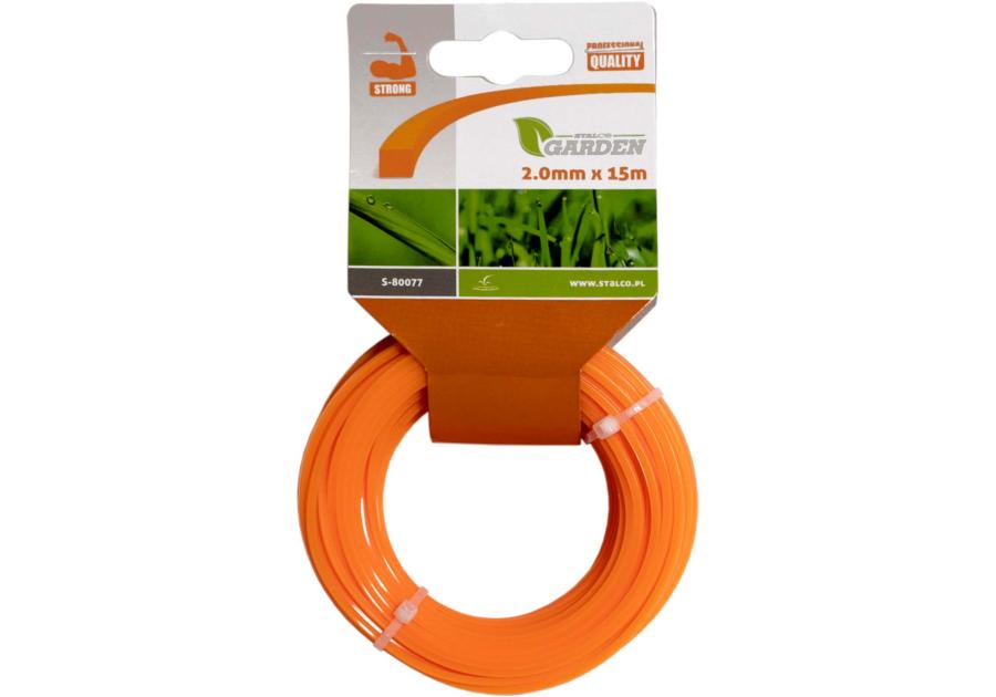 Zdjęcie: Żyłka tnąca kwadratowa 1,3 mm -15 m garden s-80070 STALCO